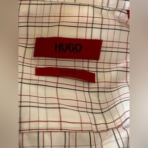 45% off ! Hugo Boss shirt,plus Brown Striped Cardigan and Cream Shirt w. Bandana
